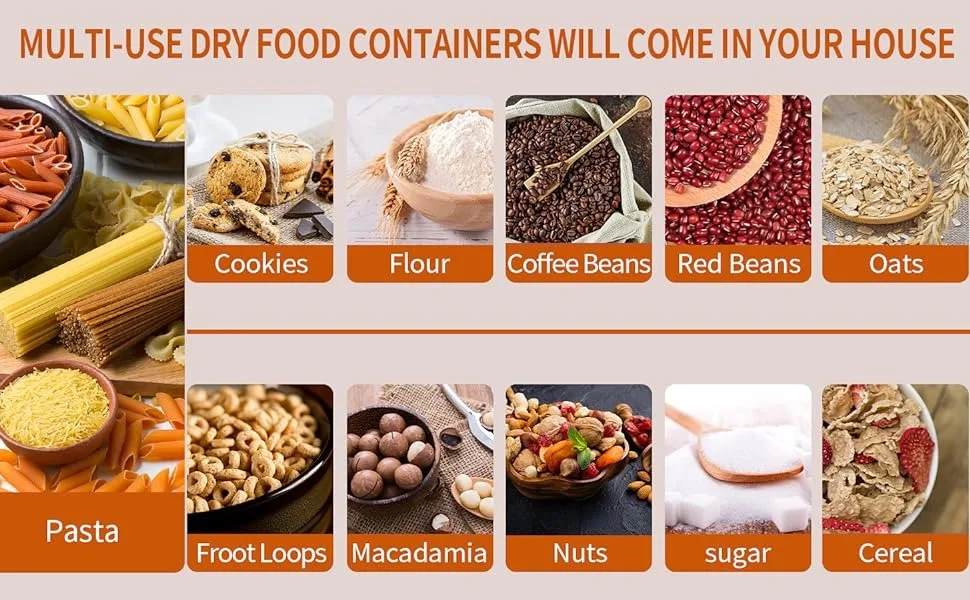 multi-use dry food scontainers will come in your house