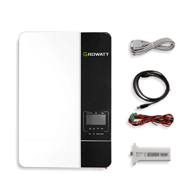 Smart Energy Management 5Kw 48V Spf 5000Es Growatt Hybrid Inverter Off-Grid Storage Mppt Solar Per La Casa