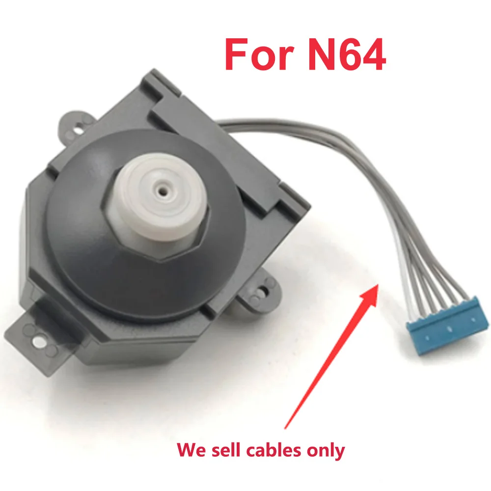 100 Pz 6Pin 3D Joystick Analogico Stick Joystick Presa Cavo Per N64 Controller Joystick Parti Di Riparazione