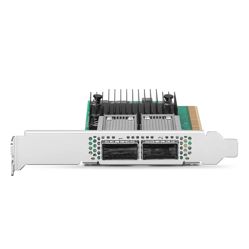 Mellanox Connectx-5 MCX516A-CDAT 네트워크 어댑터, 듀얼 포트 QSFP28 NIC, CX516A, 100GB, 빠른 배송