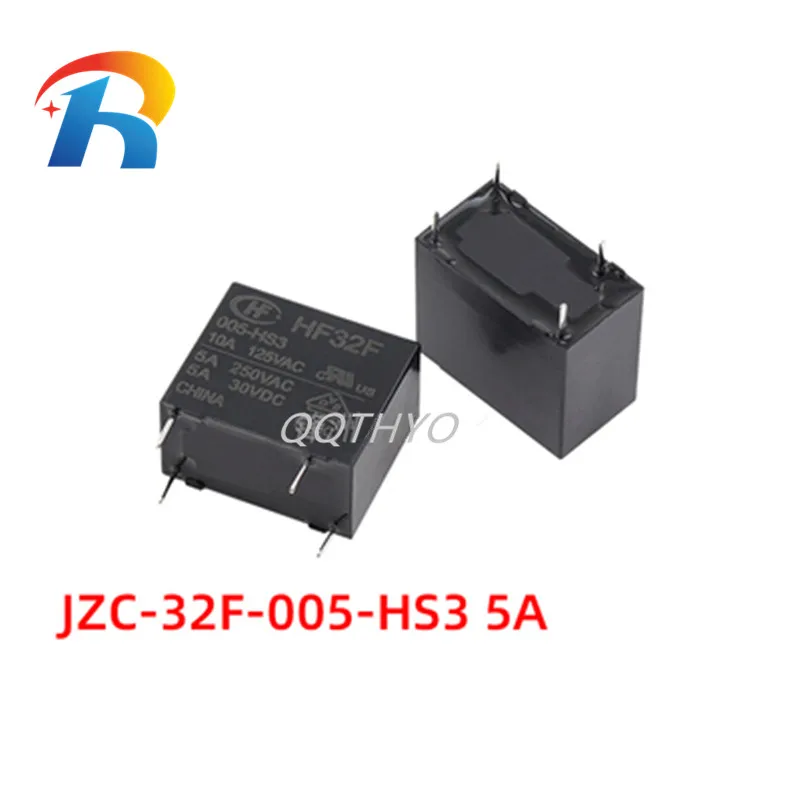 Svobodné doprava energie elektromagnetické relé JZC-32F HF32F 005 009 012 024 -HS3 HF32F-005-HS3 HF32F-012-HS3 HF32F-024-HS3 4pin 5A 250VAC 24V elektromagnetické relé