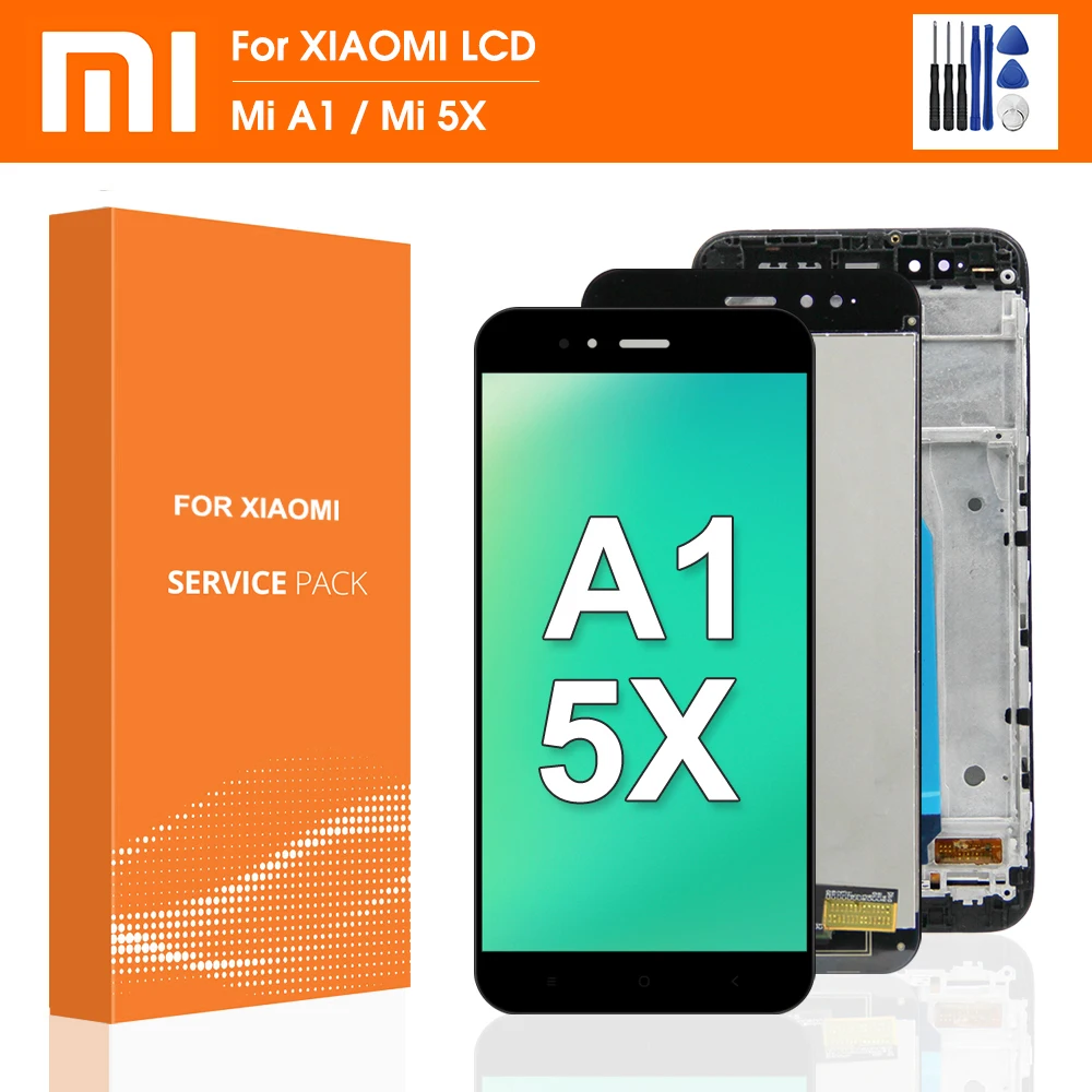 

5.5" Original For Xiaomi Mi A1 LCD Display Touch Screen Digitizer Assembly Replacement For Xiaomi Mi 5X MiA1 Mi5X MDG2, MDI2 LCD