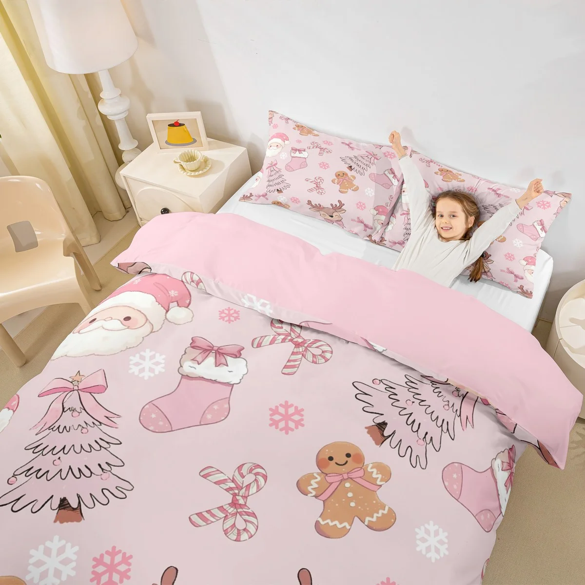 homewish-kawaii-dachshund-christmas-duvet-cover-set-cute-kids-and-adults-bedding