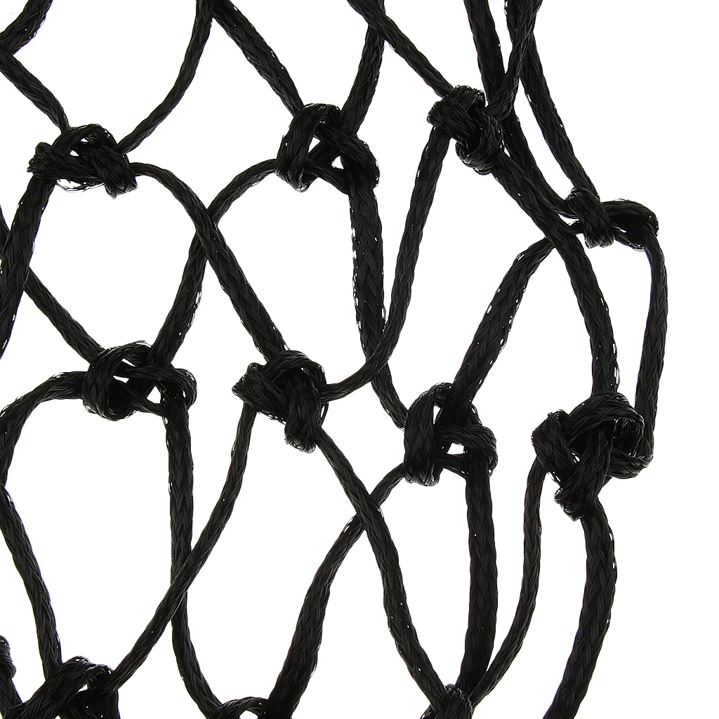 Durable 92cm  36  Nylon Slow Feed Hay Net for Horses 10 Mesh Hole Black 3