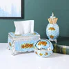 Set 3pcs tissue box cute toothpick box Ashtray Organizer box Nordic style home decor multi-functional tissue dispenser holder 3