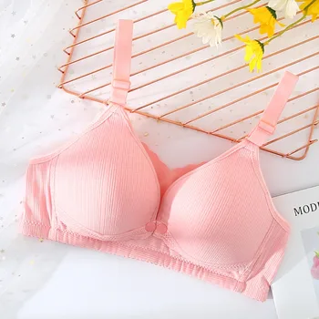Breathable Nursing Bra Soft Comfortable Breastfeeding Underwear Seamless Prevent Sagging Maternity Nursing Bra Breastfeeding