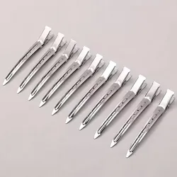 Enhance Your Style: Premium Metal Hairdressing Clips for Effortless Sectioning and Styling (Style A)