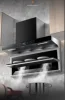 Home kitchen Large suction top side double suction range hood 7-shaped large air volume Range Hoods 5