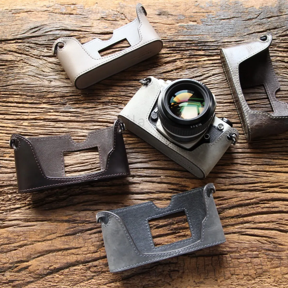Custodia Protettiva Per Custodia Protettiva In Vera Pelle Di Vacchetta Per Fotocamera Fotografica Da Lavoro Manuale Per Nikon Fm2 Fm Fm2N Fe Fe2 Fm3A