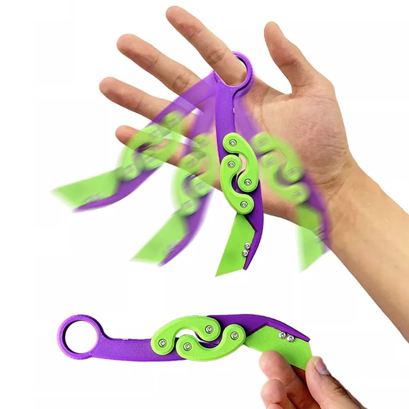 

3D Printing Plastic Sensory Knife Fidget Toys For Kids & Adults Anxiety Stress Relief Toy Perfect For ADHD ADD And Autism Gifts