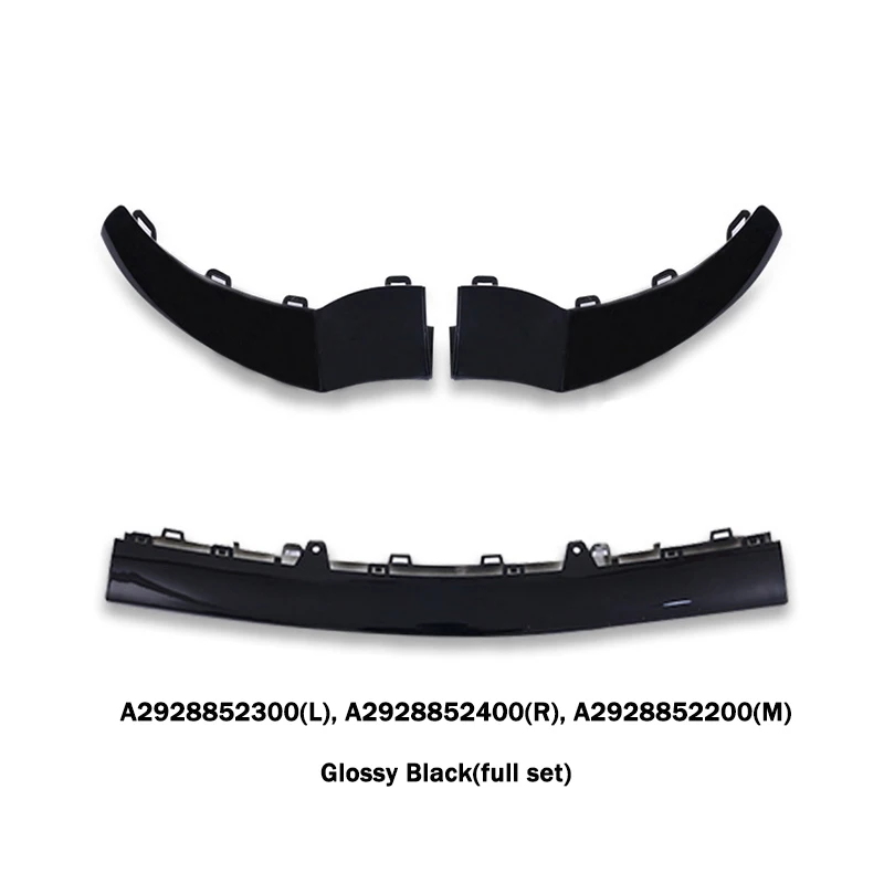 For Mercedes Benz GLE C292 W166 W292 Front Bumper Lip Spoiler  