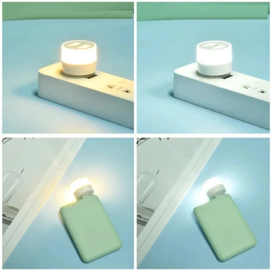 LED USB Book Lamp USB Light Eye Protection Reading Light Computer Reading Lamp Mobile Power Charging Book Lamps Mini Night Light - 5