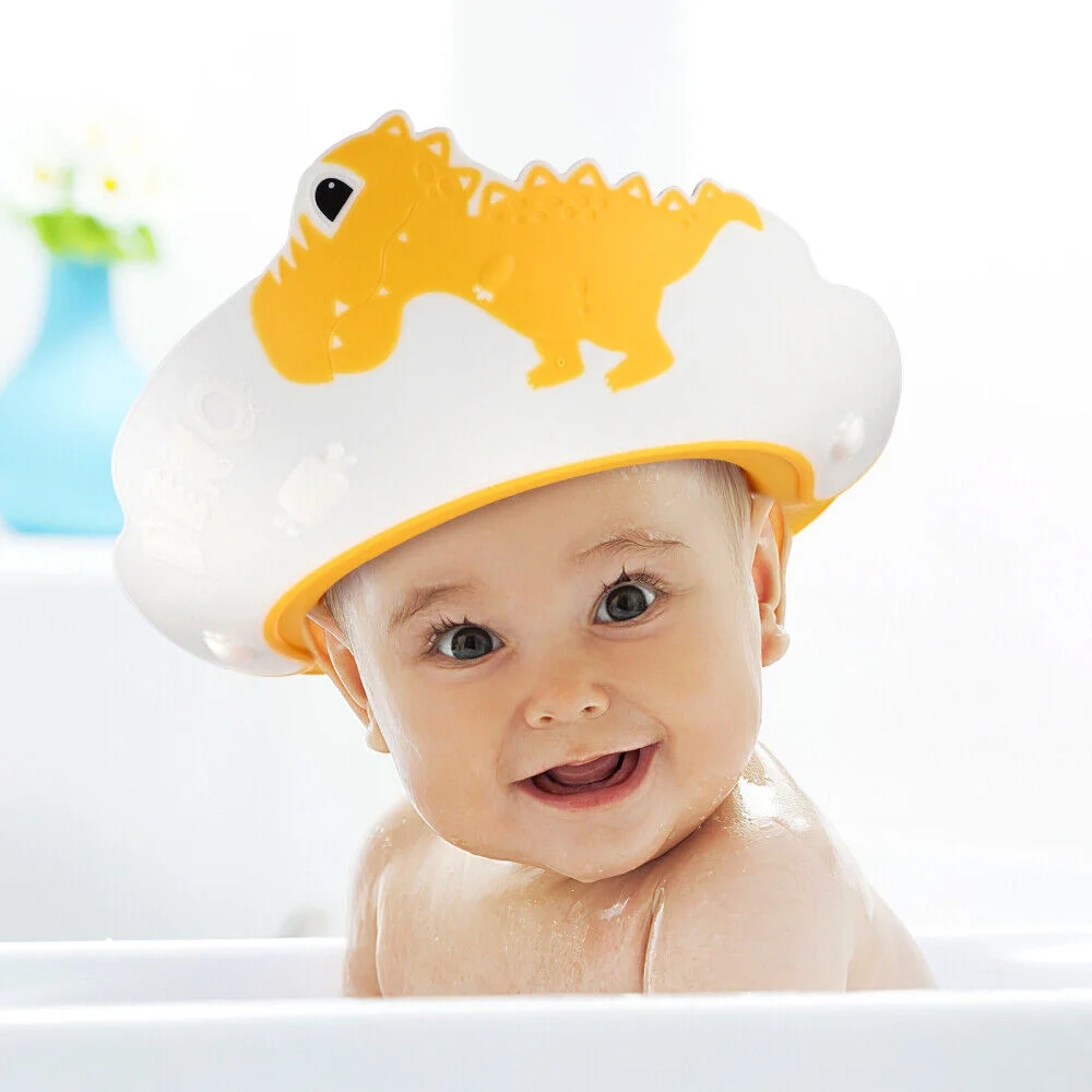 Shower Cap Baby Hair Washing Shield Shampoo Cap Toddler Shower Hat Visor Hair Washing Shield Guard Child Care hair wash hat hair wash shield shampoo shower cap