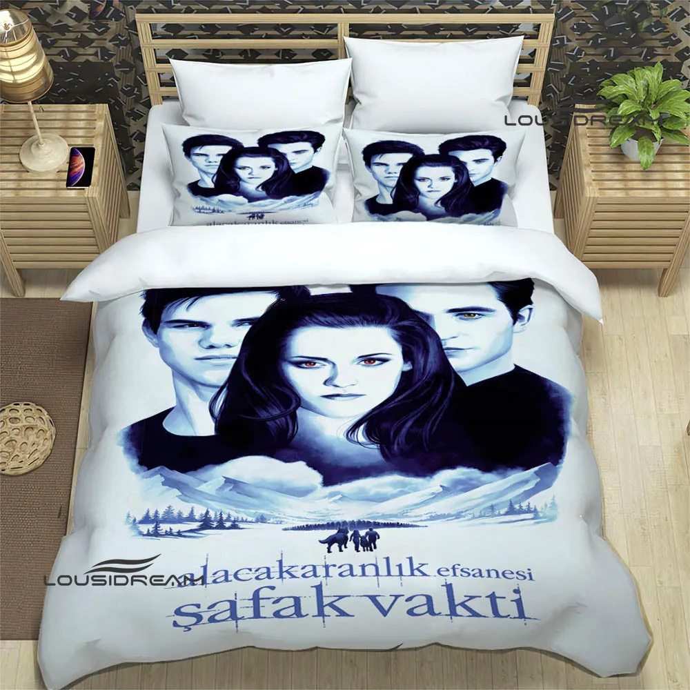 The twilight Saga printed Bedding Sets exquisite bed supplies set duvet cover bed comforter set bedding set luxury birthday gift 5