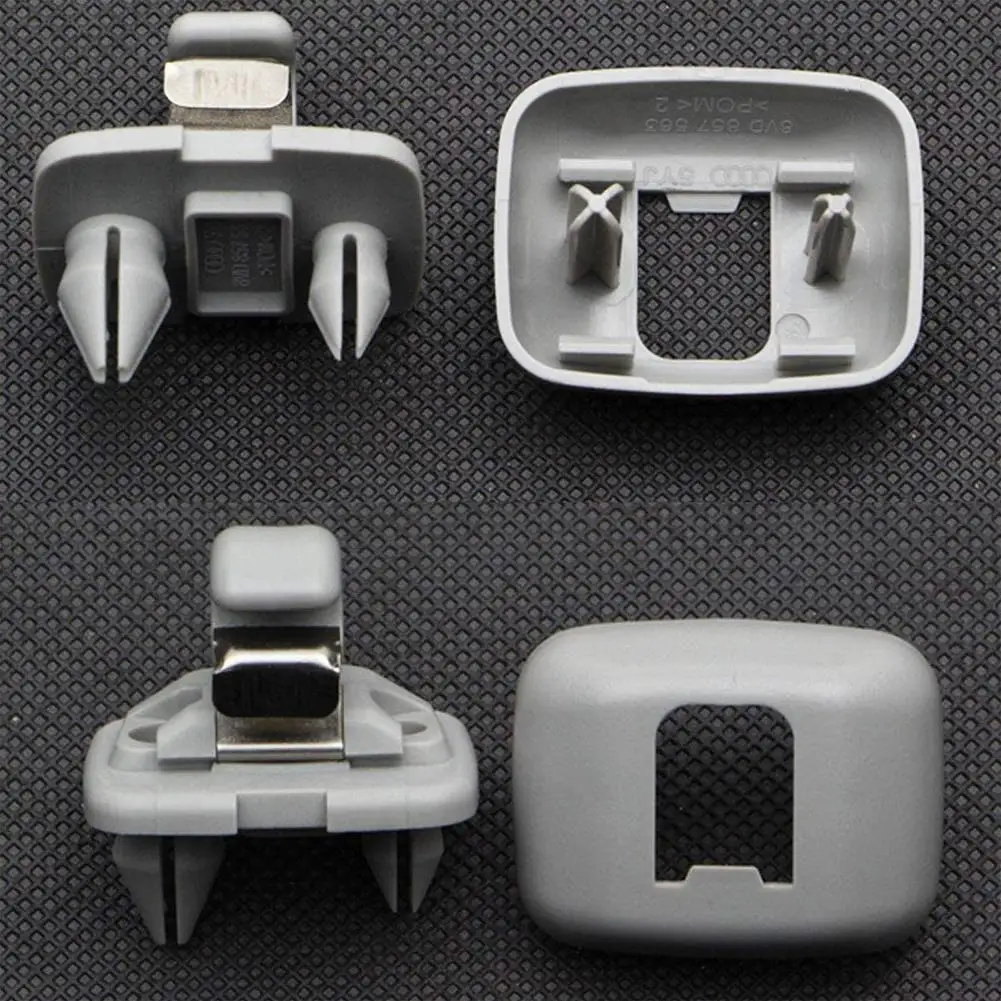 2PCs Auto Sonnenblende Clip Innen Sonnenblende Retainer Haken Clip