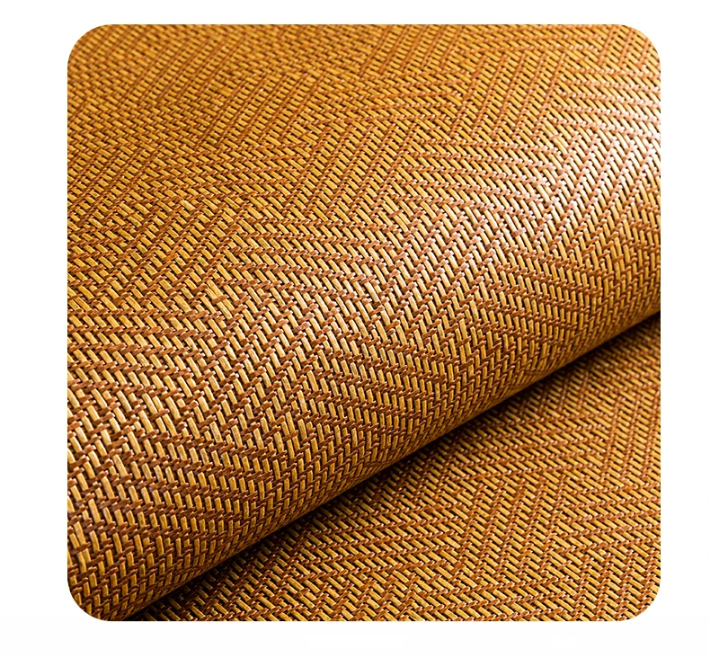 Description Picture 4 of itemHousehold summer mat wormwood rattan mat single bed double bed student dormitory ice silk mat summer straw mat