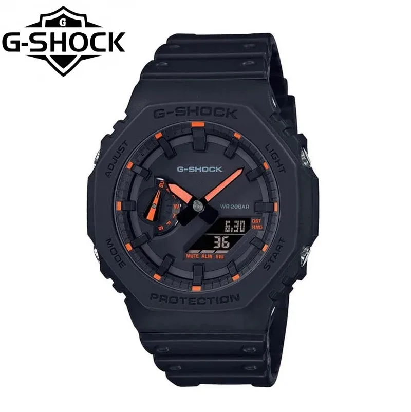 

G-SHOCK Watches Men New Farm Oak GA-2100 Series Multi-Function Outdoor Sports LED Dial Dual Display Fashion Men's Quartz Watch.