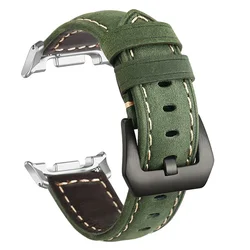 Premium Vintage Frosted Leather Strap - Watch 8 40 44mm (Green - BS)