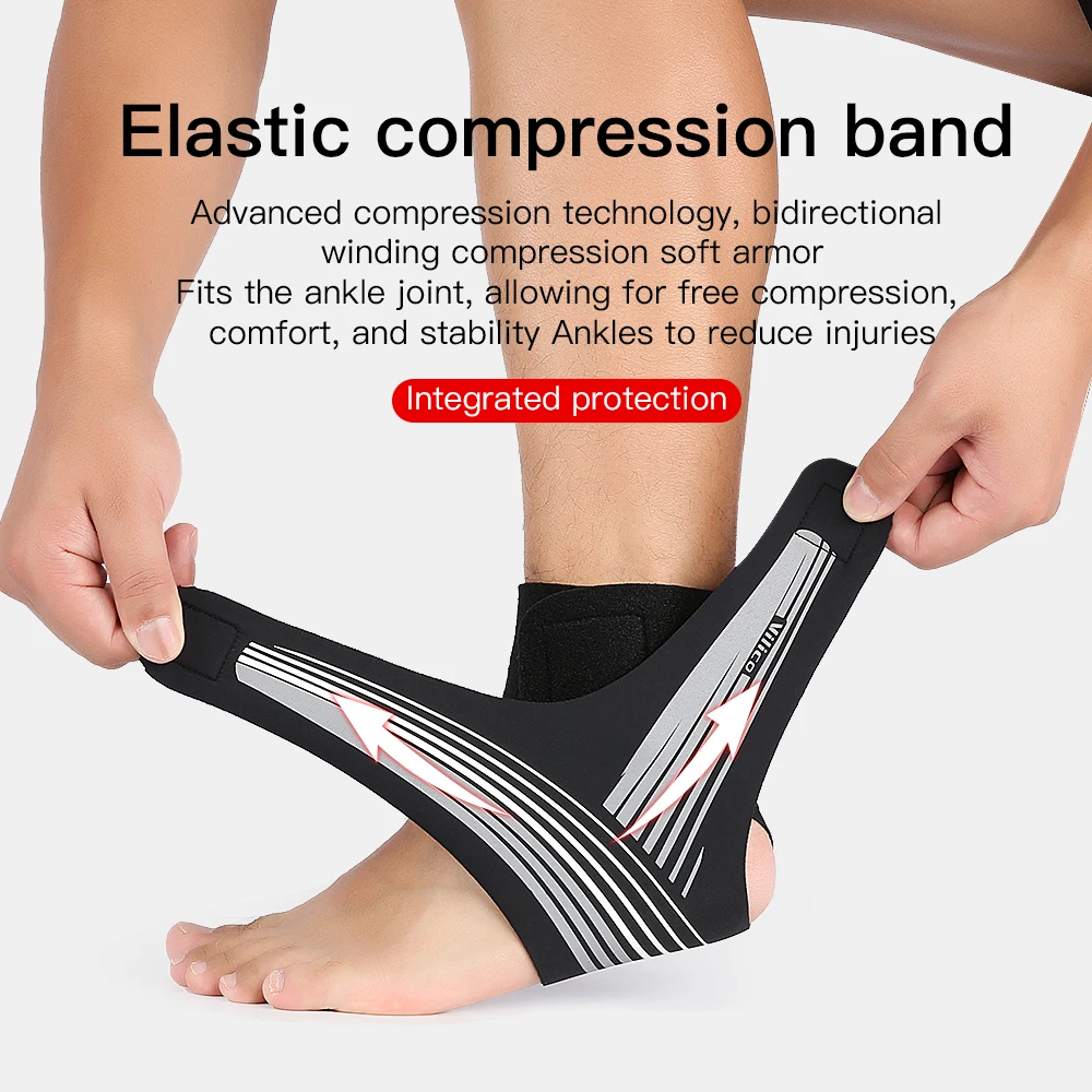 Kyncilor Multi Scenario Sports Ankle Support With Elastic Breathable Adjustable Compression Protection For Ankle Protection