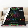 Coldplay Warm Winter Blanket Sofa Blankets for Winter Bedspread on the Bed Blankets and Bedspreads Furry Double Bed Comforter 1