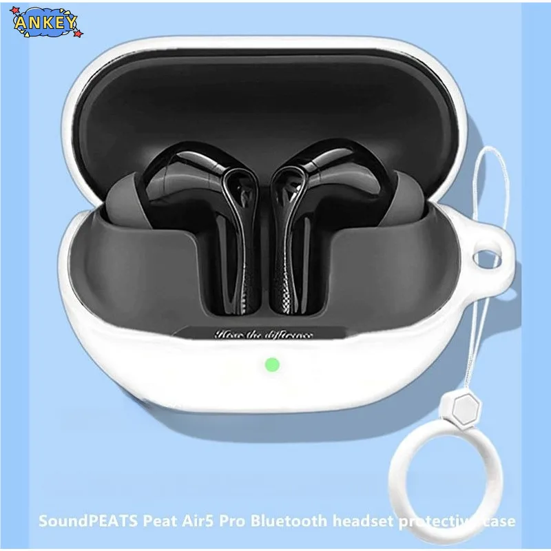 for SoundPEATS Air5 Pro Case Protective Earphone Cover Ring Anti