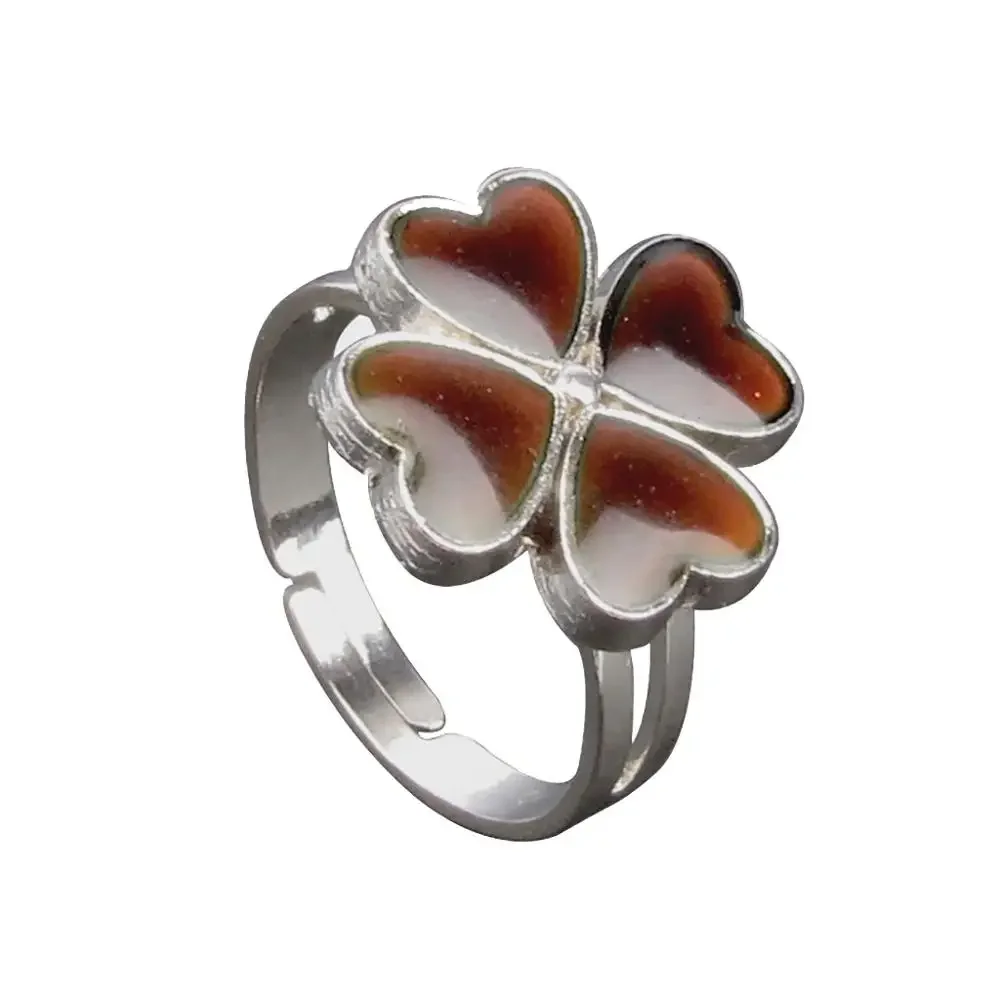 Color change ring Mood Rings for Women Heart Temperature Controlled Color Change Ring Woman Jewelry