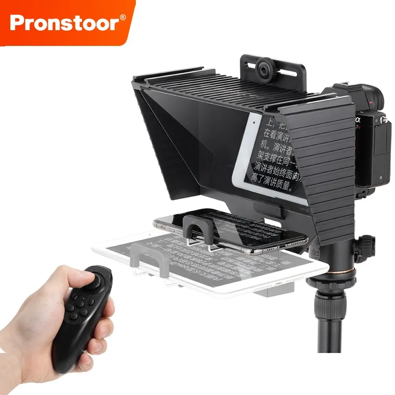 Teleprompter para iPad de 12 pulgadas, Mini tableta, lector de apuntes