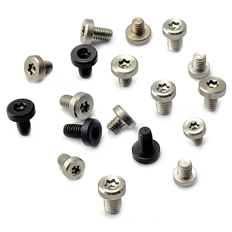 10pieces DIY Knife Handle Screw Folding Knife Shank T8 Plum Screw Oppose Lock Rivet Tools Fastening Screws