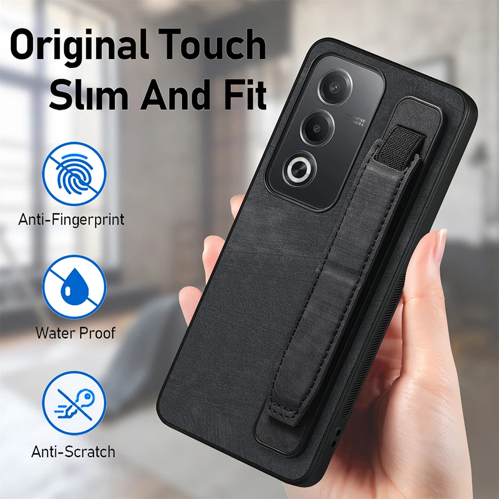 Elastic Finger Strap Phone Case with Enhanced Grip and Protection