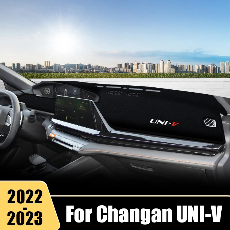 

For Changan UNI-V UNIV 2022 2023 Car Dashboard Cover Mat Dash Board Sun Shade Pad Anti-UV Non-Slip Case Protector Accessories