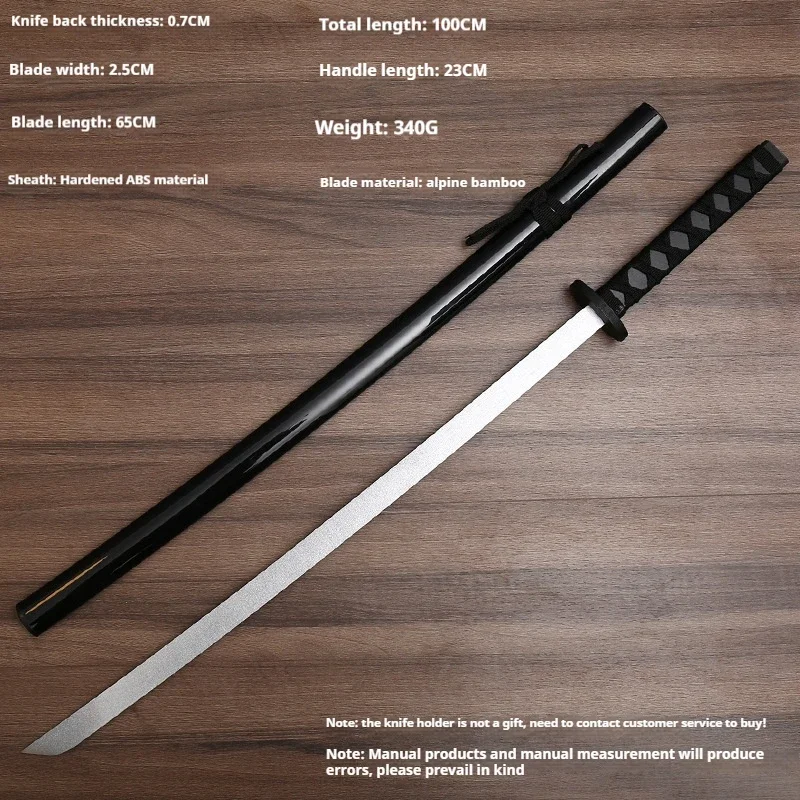 cool stuff:100cm bamboo wooden sword,exquisite sheath,training props,kids toys,outdoor games,cosplay weapons,collection ornament 5