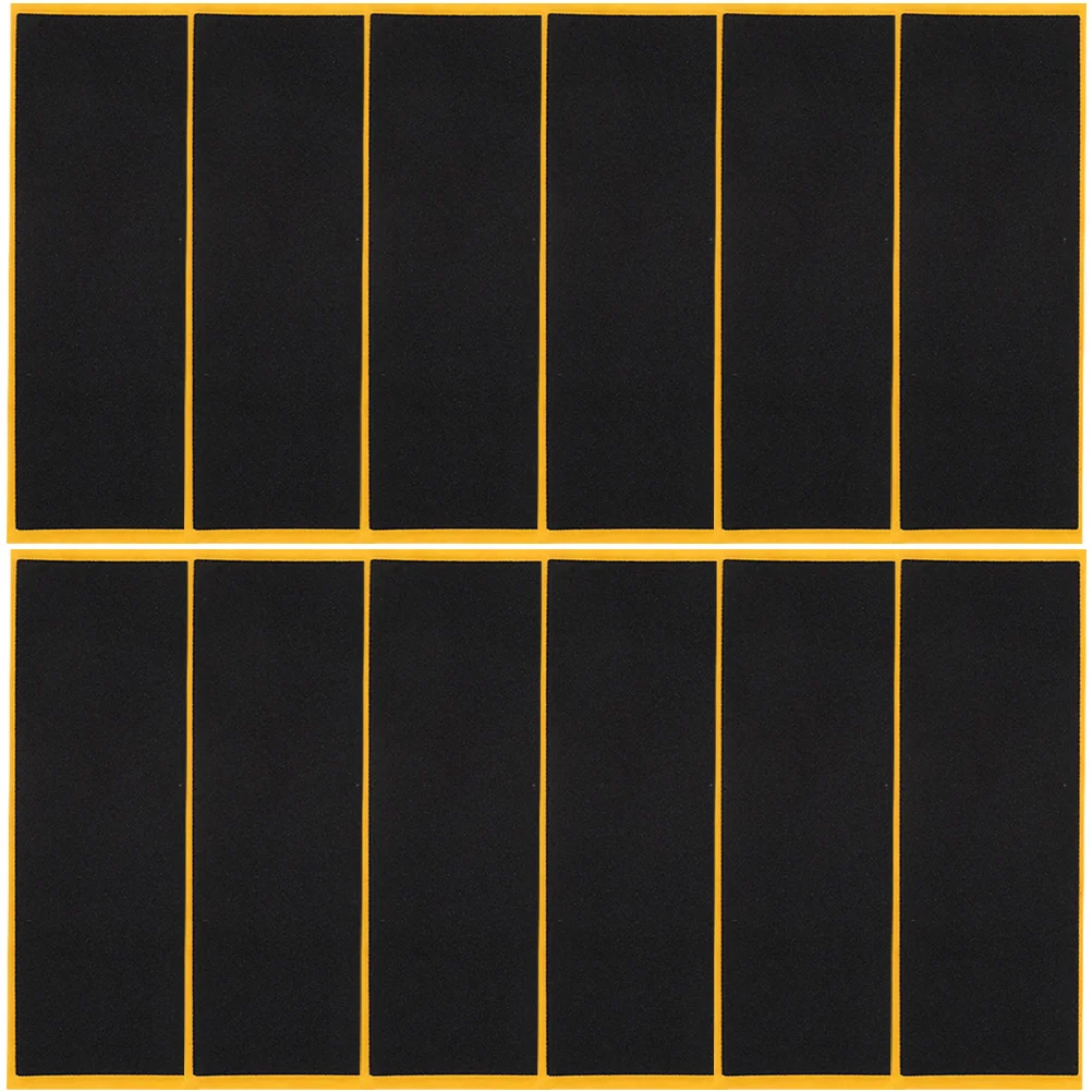 

12 Pcs Finger Skateboard Stickers Foam Grip Tape Tapes Fingerboard Bike Stuff Supplies Mini Anti Skid