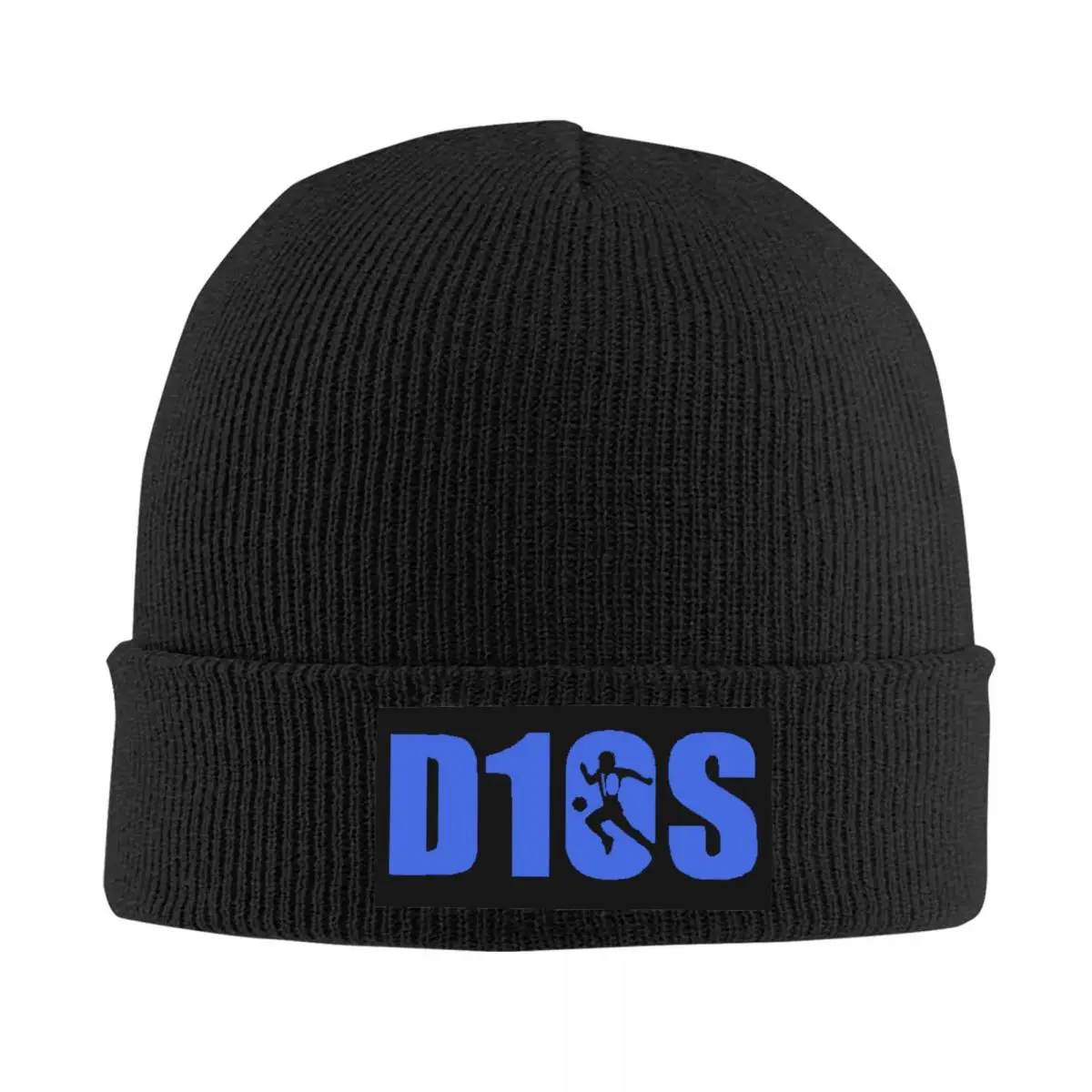 

Blue Maradonas D10S Soccer Beanie Cap Unisex Winter Warm Bonnet Homme Knitted Hats Football Skullies Beanies Hats For Men Women