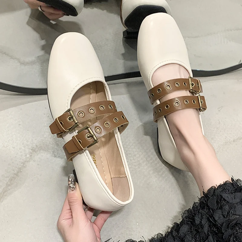 

Женские Классические сандалии на плоской подошве, на мягкой подошве, с пряжкой