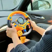 Infant Shining Eletric Simulation Steering Wheel Toy with Light Sound Kids Early Educational Stroller Steering Wheel Vocal Toys 1