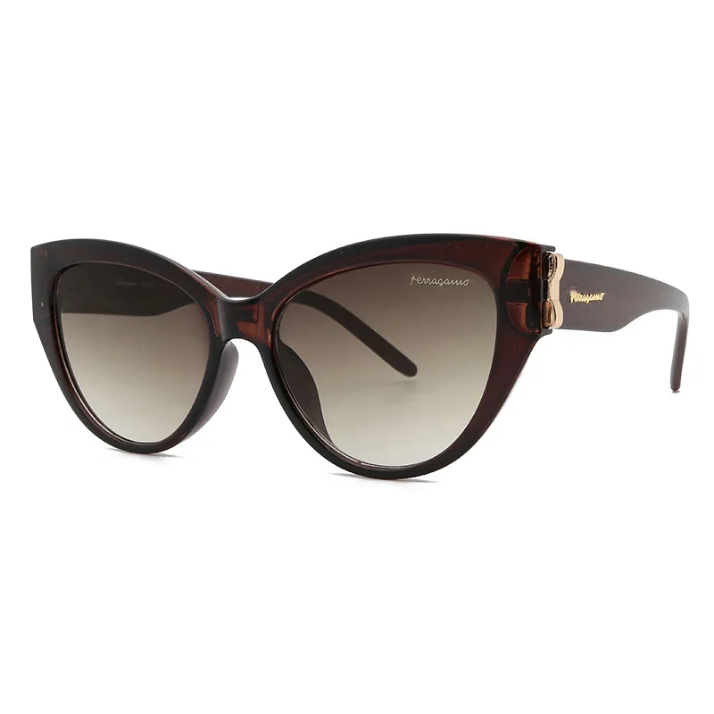 Lunettes de Soleil à Petite Monture Européenne et Américaine, Œil de Chat, à la Mode, avec Nministériels d, Transversales, pour Femme, Nouvelle