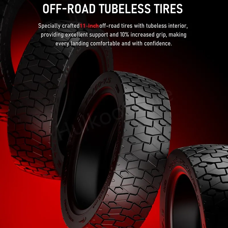 Pneu Sans Chambre à Air Pour Scooter électrique 10 X 2,75-6,5