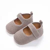 Autumn Baby Girls Boys Non-Slip Corduroy First Walking Shoes Soft Sole Solid Infant Sock Shoes 4