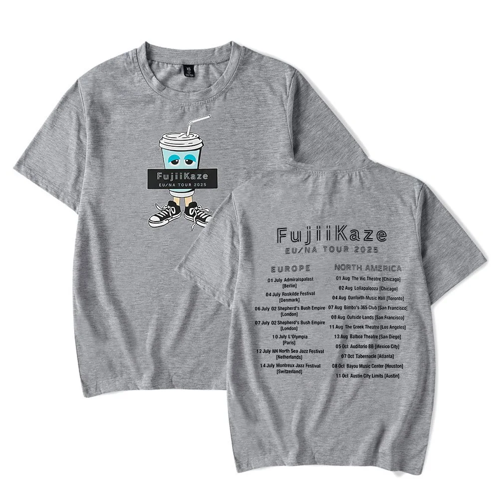 Fujii Kaze Europe and North America Tour 2025 Merch T-shirts Women