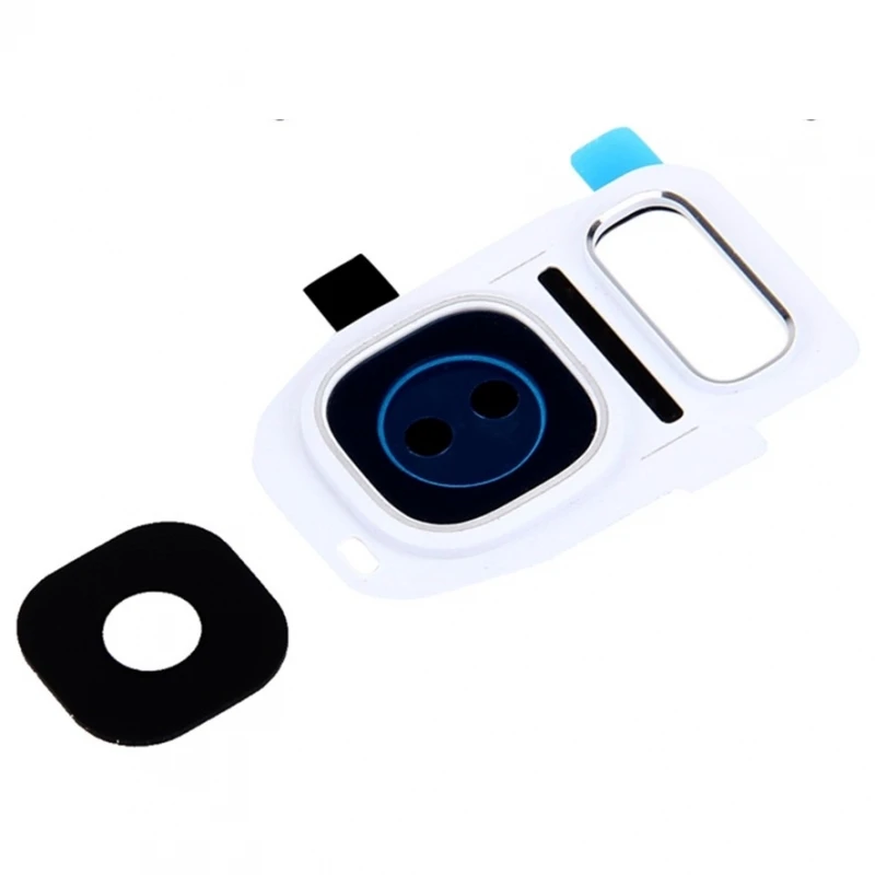 Bordo Di Vetro Della Fotocamera Per Samsung Galaxy S7 Posteriore Di Ricambio Lente Bianca # Samsung Galaxy S7 Bordo (Sm-G935D, Sm-G935J, Sm-G935A, Sm-
