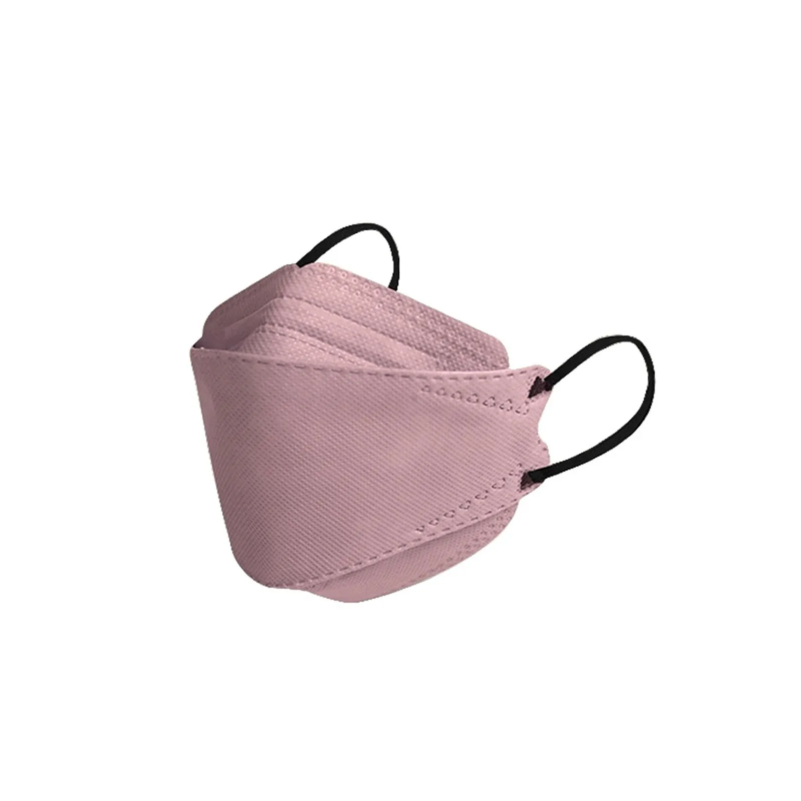 Disposable Face Mask Fish Type 3d 4-ply Solid Color Adult Covers Navidad