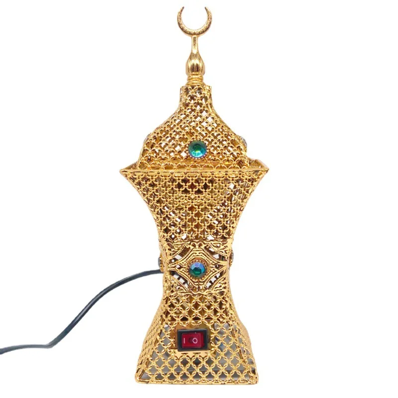 YXY 110V/220V Electric Incense Burners Metal Middle East Arabic Bakhoor Censer Metal Powder