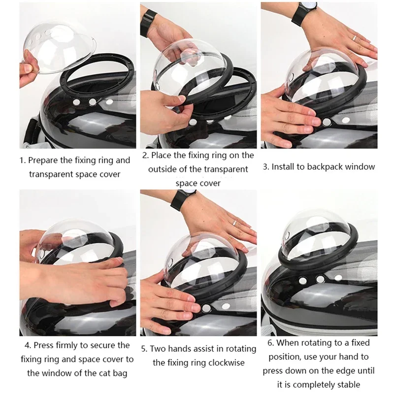 Pet Cat Carrying Bag Space Pet Backpacks Breathable Portable Transparent Backpack Puppy Dog Transport Carrier Space Capsule Bags pet carrier bag,pet carrier backpack,pet bag