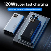 NEW 120W High Capacity Power Bank 50000mAh Fast Charging Powerbank Portable Battery Charger For Android Samsung Huawei 2
