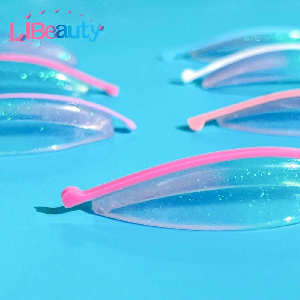 Libeauty 3 짝/가방 실리콘 래쉬 리프트 리본 테이프 재사용 가능한 속눈썹 파마 문자열 롤러 래쉬 리프트 쉴드 보상기 메이크업 도구