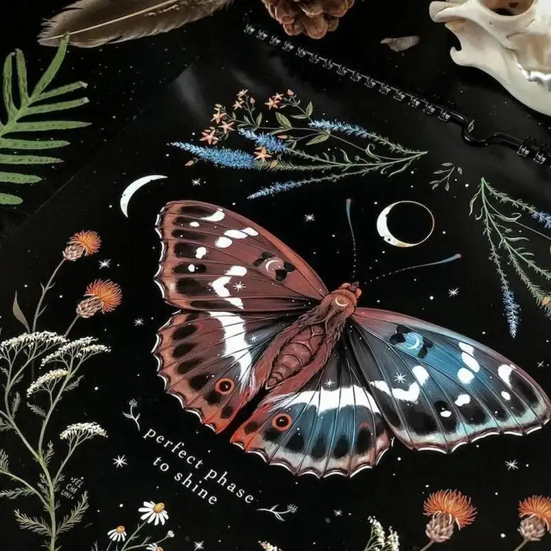 Dark Forest Lunar Calendar Contains 12 Dark Forest Scenes llustrations Drawn Throughout The Year Christmas Decoraitons