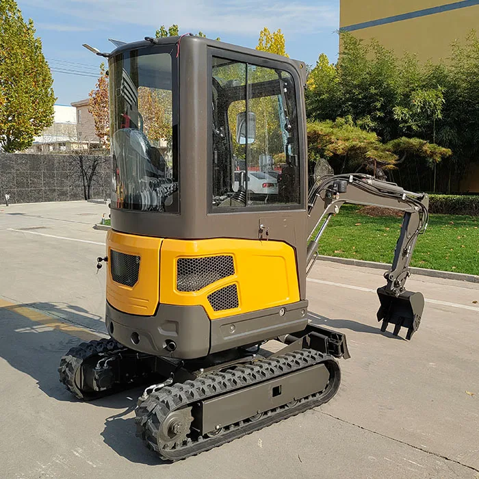 Mini Bagger Dell'Escavatore Dell'Escavatore A Cucchiaia Rovescia Senza Coda Del Motore Diesel Ht18 Di Kubota Con L'Asta Dell'Oscillazione