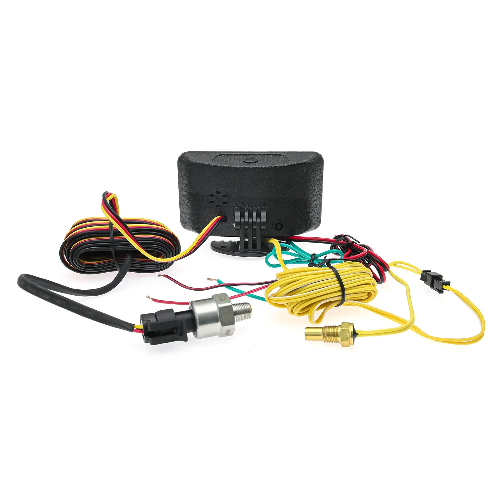 Display 4in1 LCD Per Auto/Camion - Voltmetro, Pressione Olio, Temperatura Acqua E Carburante - Sensore M10