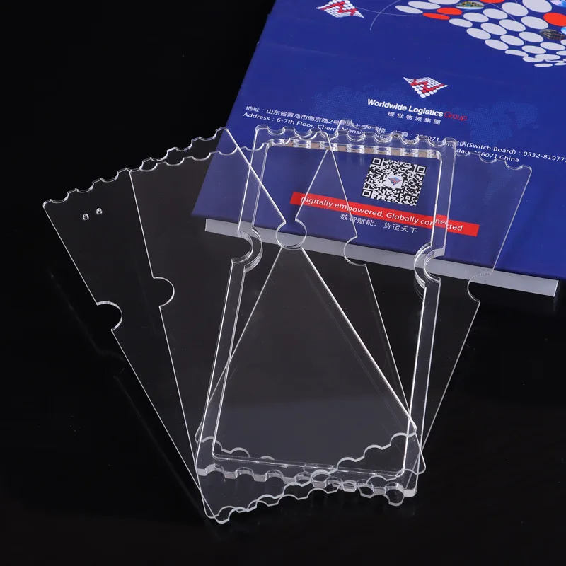 Multiple Shape Diy Acrylic Quicksand Mahjong Brand Guka Quicksand Ticket Root Mold Acrylic Ultra-permeable Quicksand Empty Plate 3