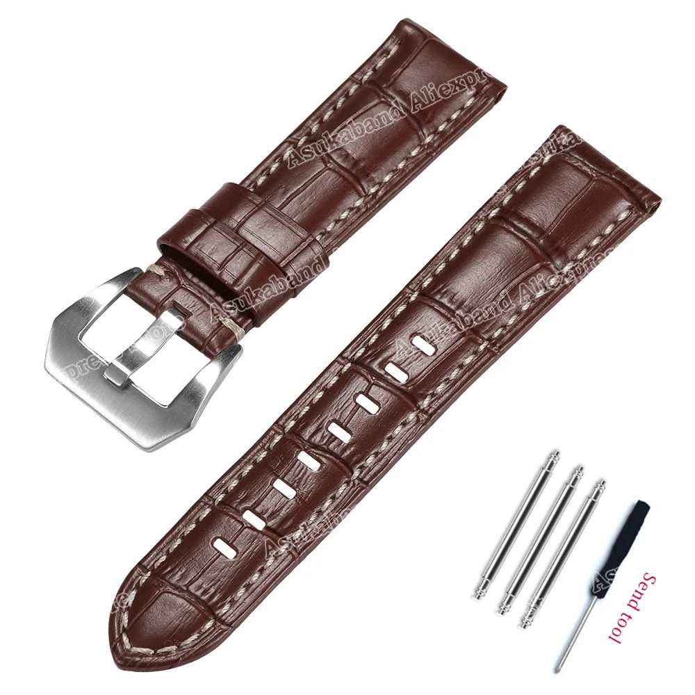Elegant Leather Watch Band - Premium Strap for Timeless Style (Multiple Sizes Available)